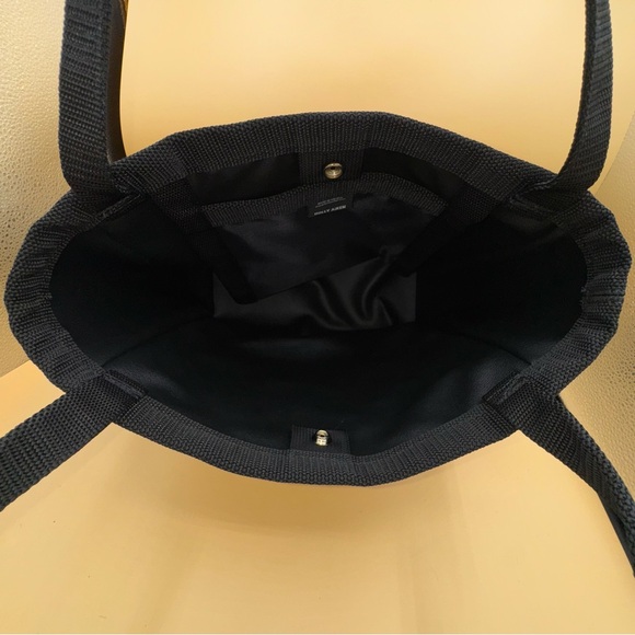 NWT Holly Aiken Gray and Black Corgi Tote Bag, Faux Leather - Picture 9 of 11